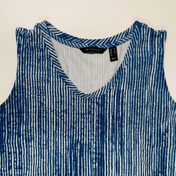 H by Halston High Low Blue Dress Size Medium NWOT - Picture 2 of 4